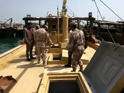 توقیف 2 فروند شناور حامل کالای قاچاق در مرزهای آبی بوشهر