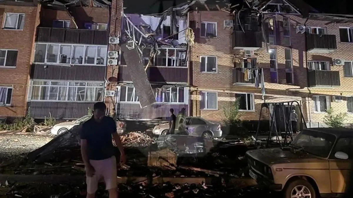 زخمی شدن ۴ نفر در پی حمله پهپادی اوکراین به روسیه