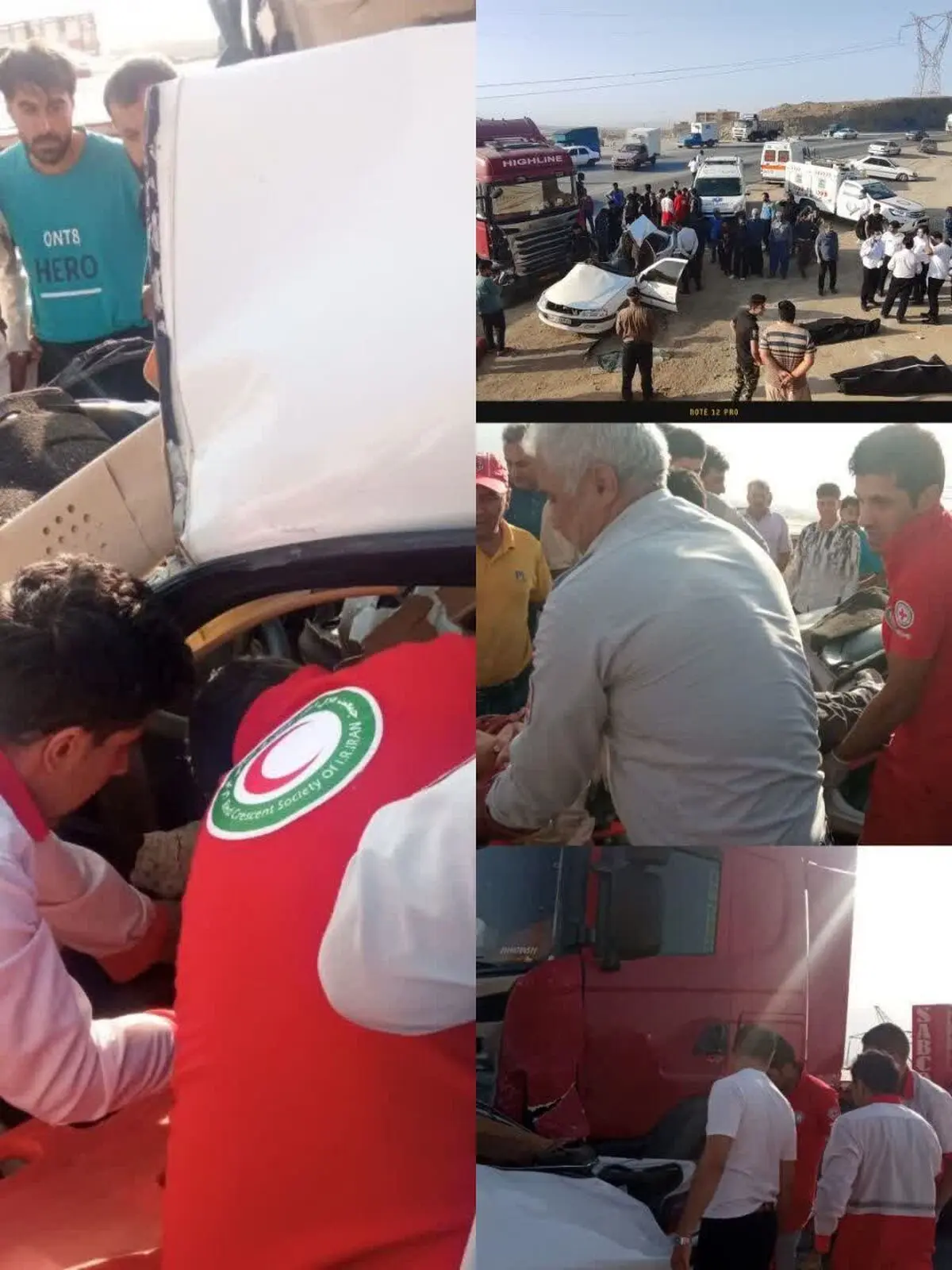 برخورد خودروی سواری پژو با تریلی در محور طاقانک به شمس آباد دو کشته برجای گذاشت