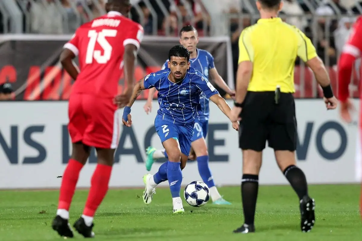 صالح حردانی بهترین بازیکن دیدار استقلال - المحرق