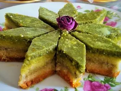 طرز تهیه آسان باقلوا یزدی در فر و بدون فر 