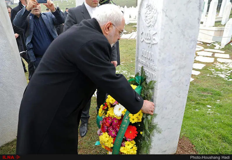 حضور در آرامگاه علی عزت بگوویچ، رهبر فقید مسلمانان بوسنی