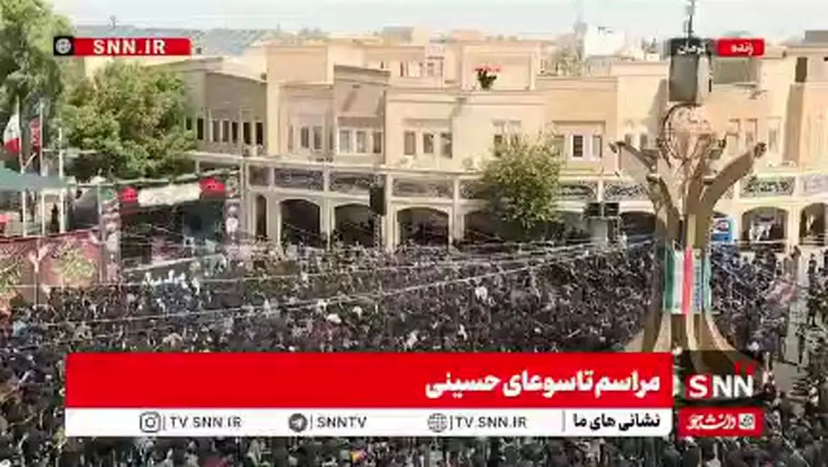 عزاداری پرشور زنجیرزنان کرمانی در روز تاسوعا + فیلم