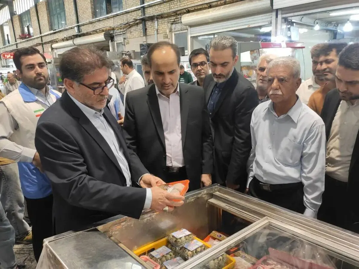 بازدید معاون سیاسی- قضایی سازمان بازرسی از میادین میوه و تره‌بار تهران