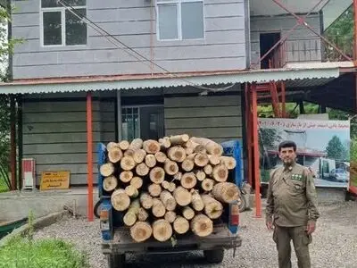 کشف ۳ تن چوب قاچاق در سیاه کیشم صومعه سرا