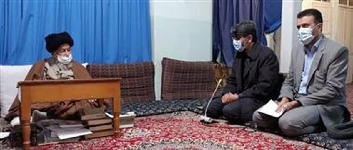 دیدار رئیس سازمان زندان‌ها با آیت الله‌علوی گرگانی
