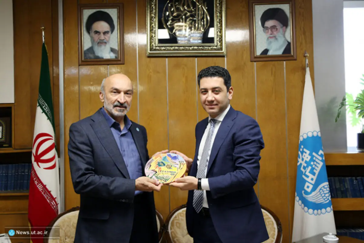 سفیر ارمنستان در ایران با سرپرست دانشگاه تهران دیدار کرد