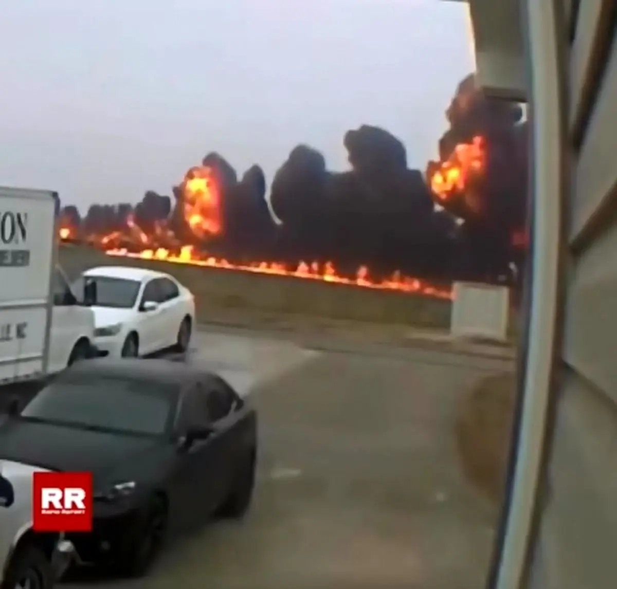 لحظه سقوط یک جت شخصی در کارولینای شمالی + فیلم