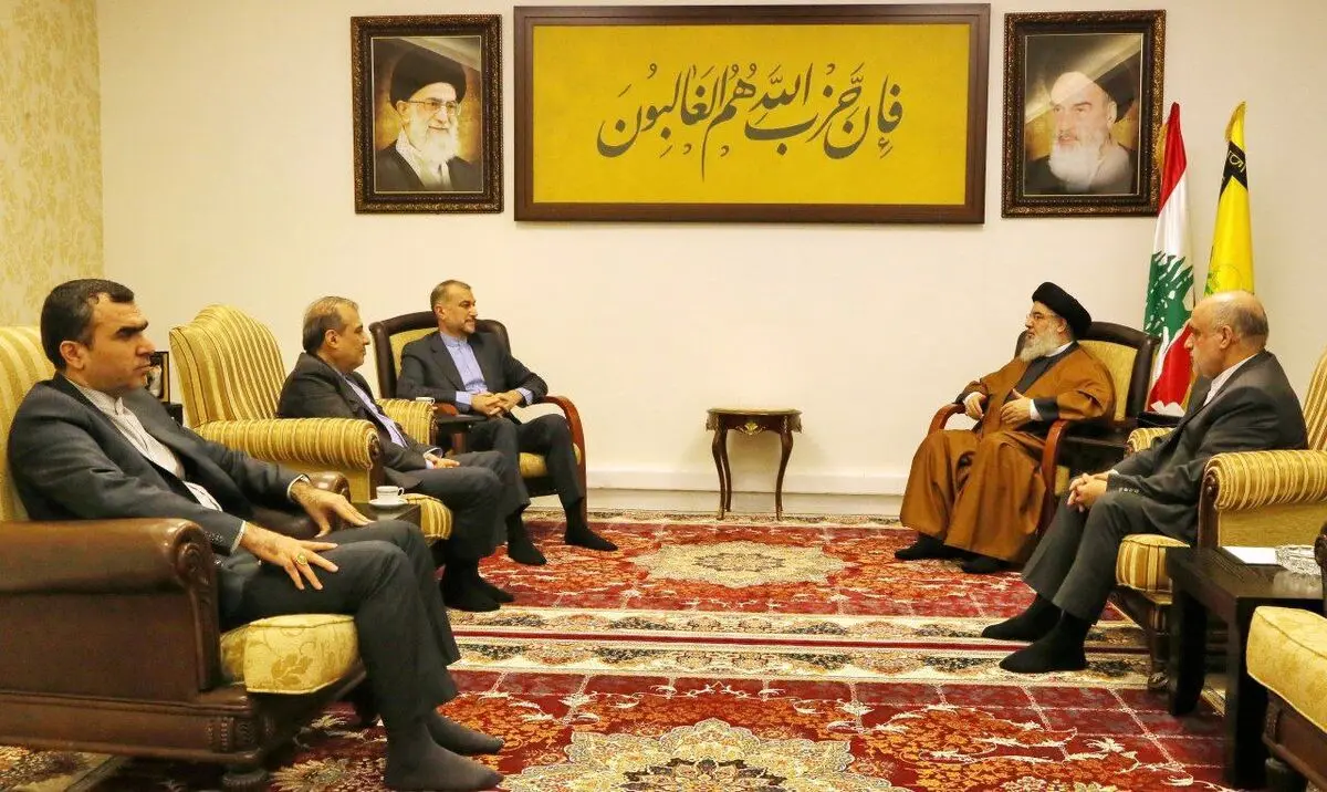 دیدار امیرعبداللهیان با سید حسن نصرالله