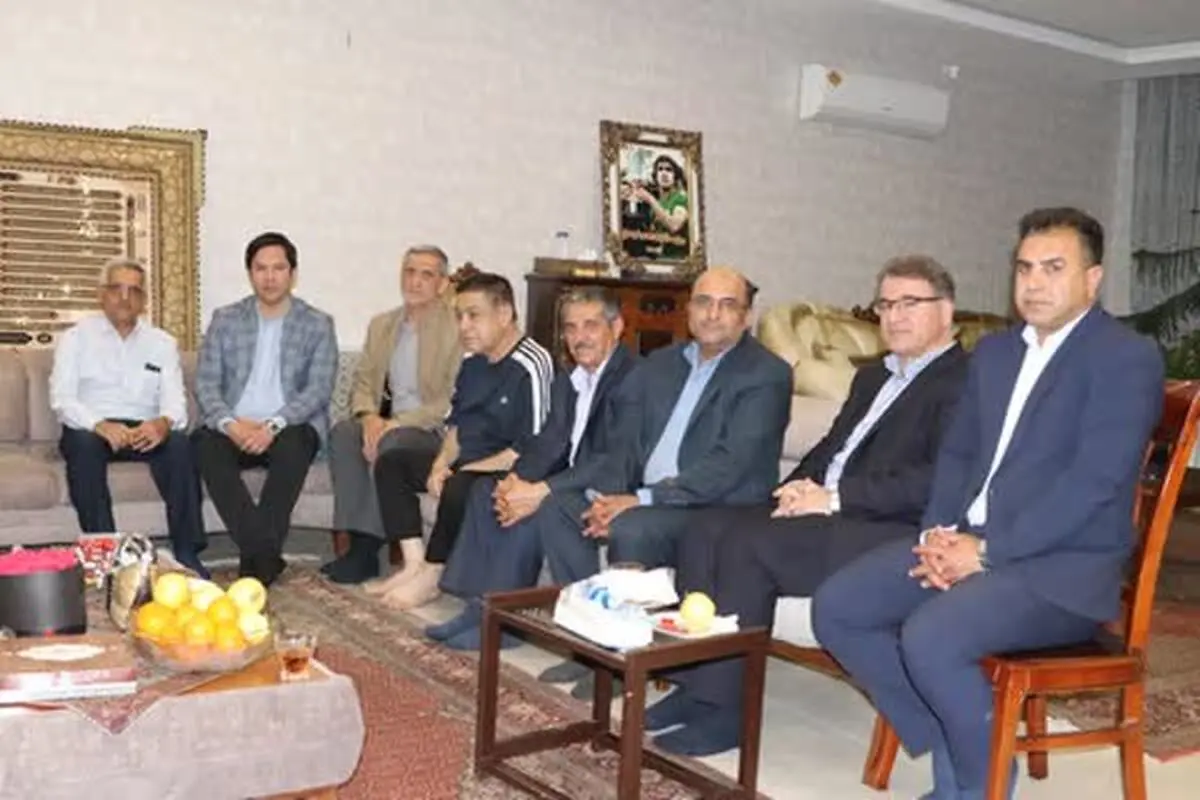 عیادت نوروزی از پیروانی به نمایندگی از وزیر ورزش و جوانان
