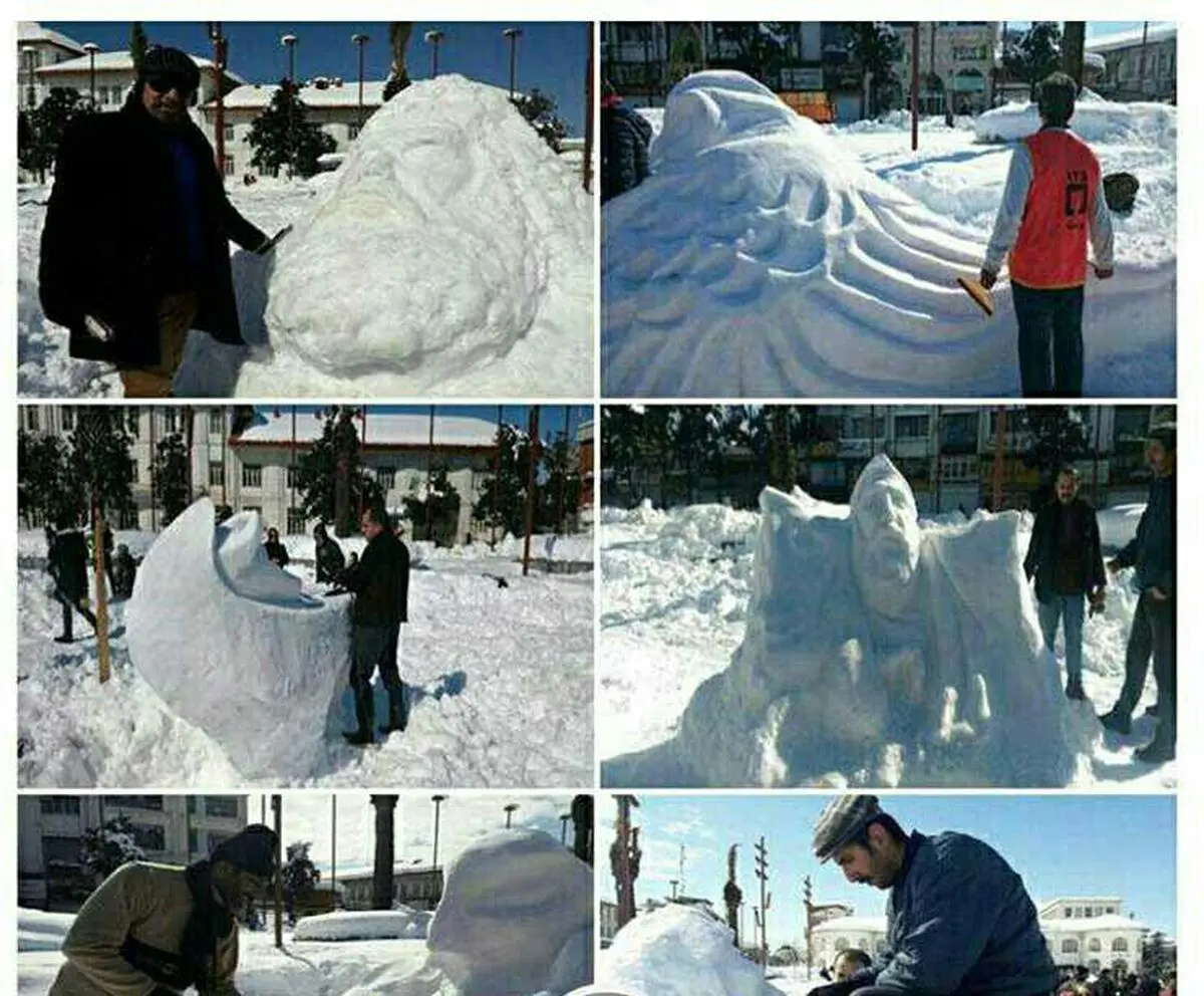 نشاط اجتماعی و همدلی شهروندی مهمترین دستاورد ساخت آثار برفی
