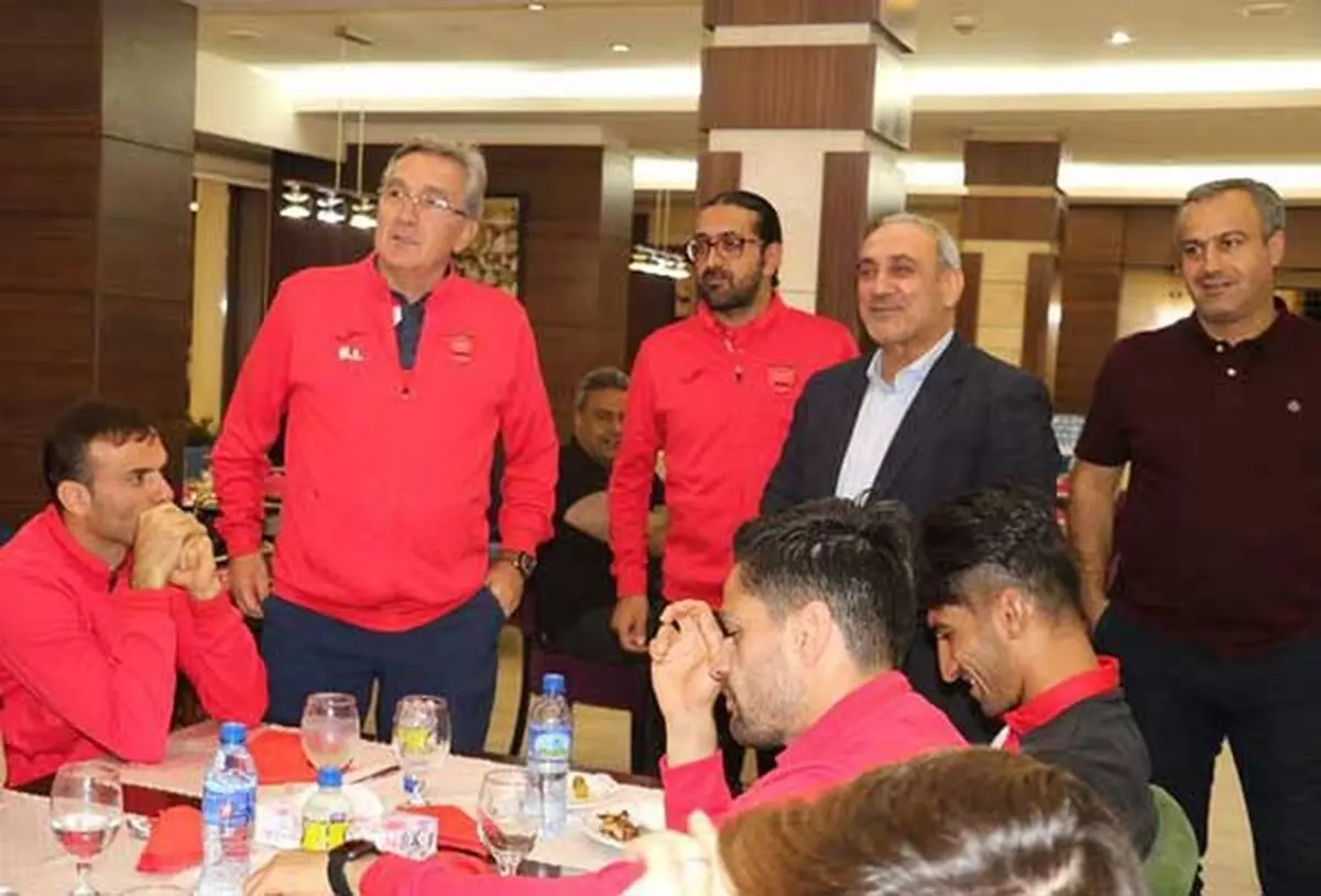 جلسه گرشاسبی با برانکو و بازیکنان پرسپولیس