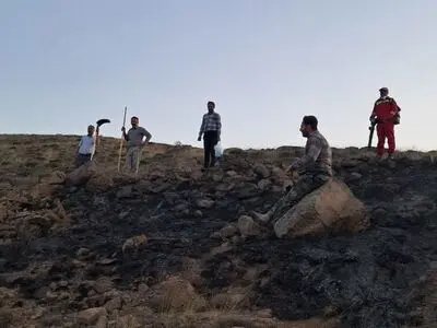 ۱۰۴ هکتار از مراتع طارم سفلی قزوین دچار آتش سوزی شد