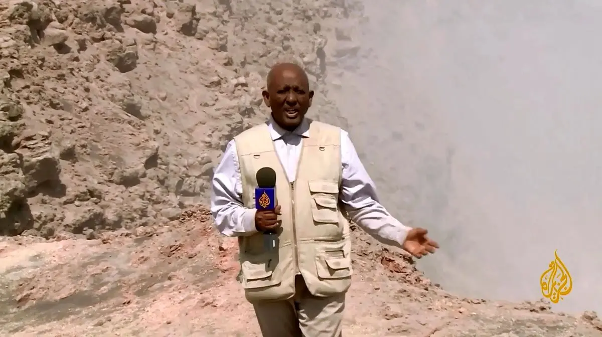 آتشفشان هایلی گوبی در اتیوپی یک کوه را ذوب کرد + فیلم