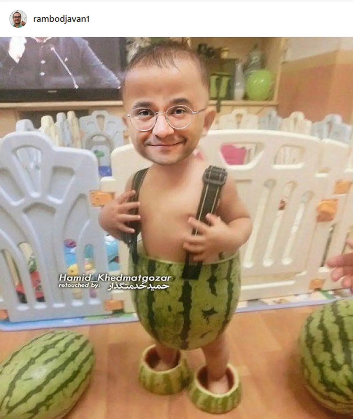 عکس عجیب رامبد جوان