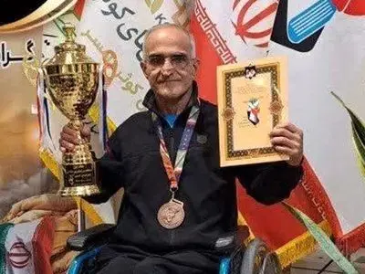 شهادت جانباز قهرمان ورزش های باستانی البرز