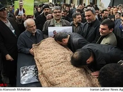 پیکر مجید بهرامی تشییع شد
