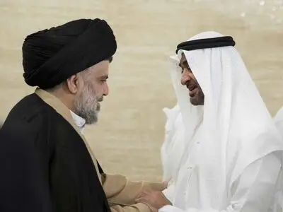 دیدار مقتدی صدر با ولیعهد ابوظبی