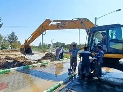 قطعی آب چندین روستای شهرستان درگز بر اثر سهل‌انگاری پیمانکار شرکت گاز