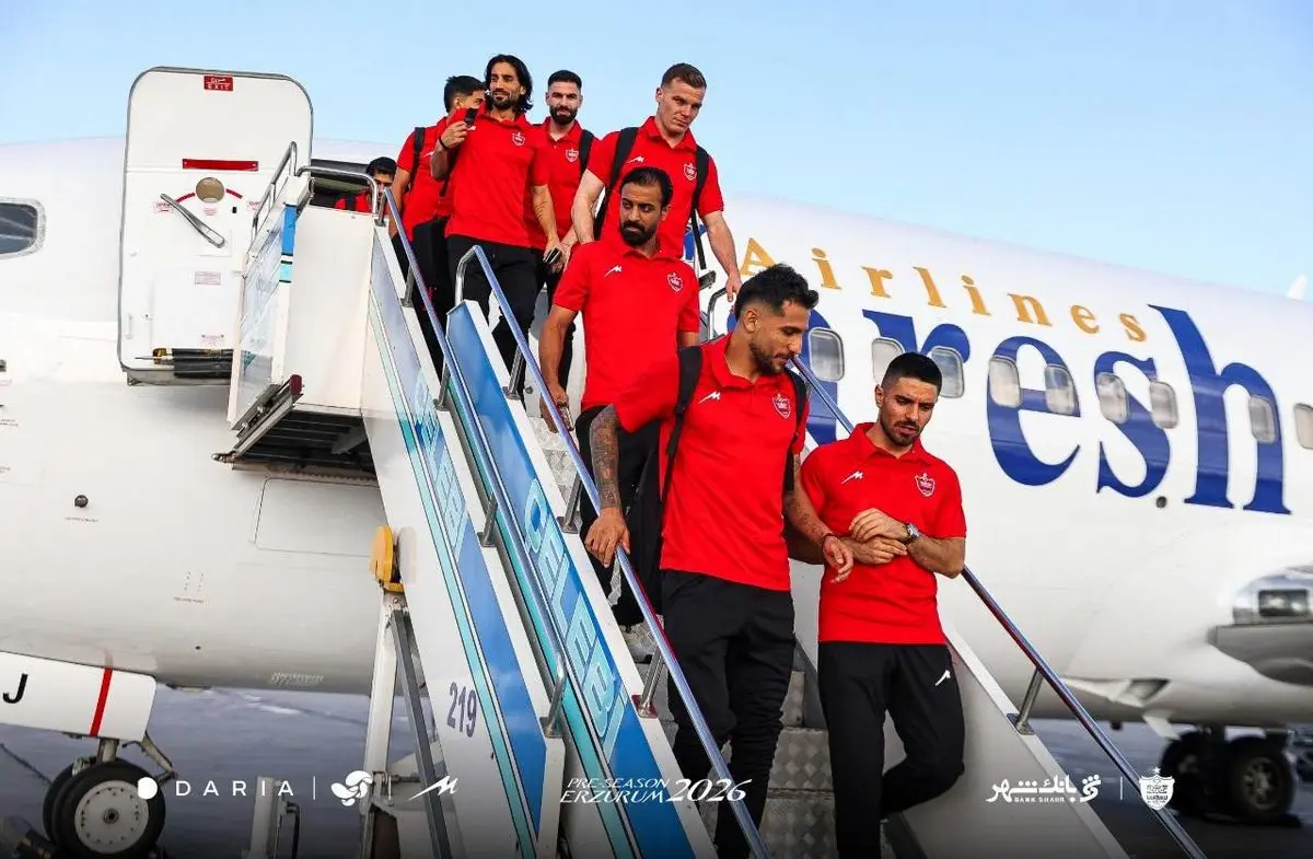 پرسپولیس به ترکیه رسید
