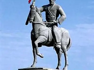 رونمایی از تابلوی نگارگری یادبود شهید رئیسعلی دلواری