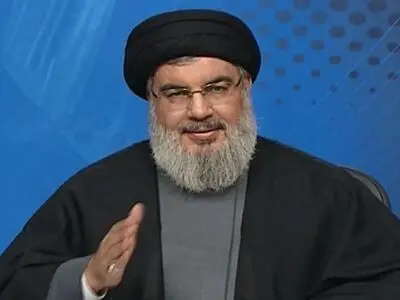 آغاز سخنرانی «سید حسن نصرالله» به مناسبت پیروزی در انتخابات پارلمانی