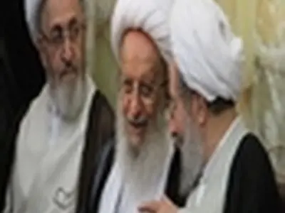 گزارش تصویری مراسم ترحیم آیت الله ملکوتی در مسجد اعظم قم
