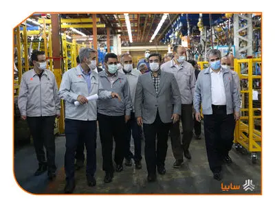 بازدید معاون وزیر صمت از گروه خودروسازی سایپا