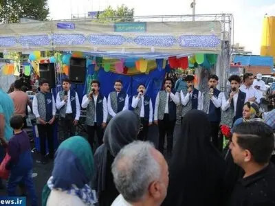 میزبانی نوجوانان در جشن بزرگ امام رضایی‌های تهران