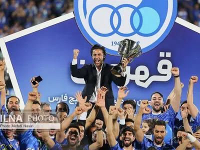 جشن قهرمانی تیم فوتبال استقلال