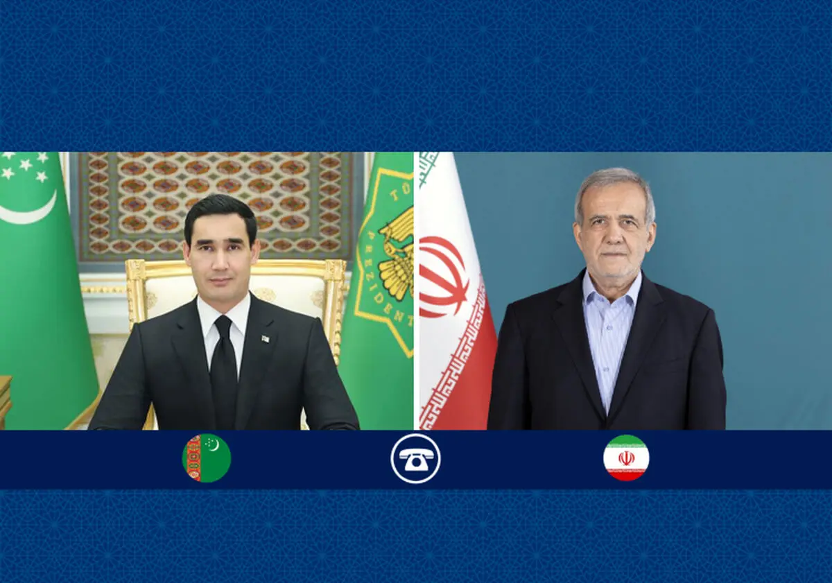 تأکید رؤسای جمهور ایران و ترکمنستان بر تحکیم روابط دوجانبه و همبستگی امت اسلامی در آستانه عید قربان