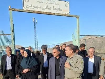 بازدید رئیس سازمان حفاظت محیط زیست از منطقه حفاظت‌شده سرخ‌آباد در استان زنجان