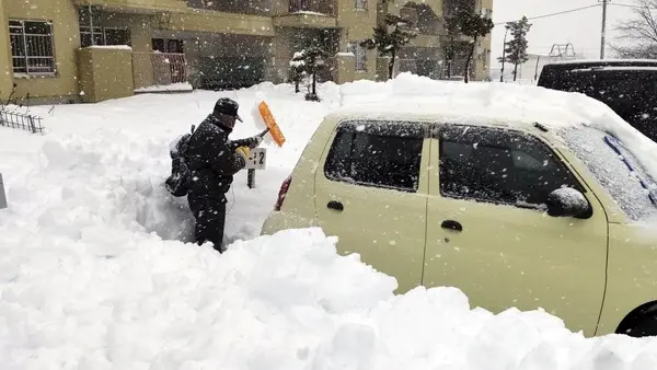 ۱۳ کشته طی بارش سنگین برف در ژاپن