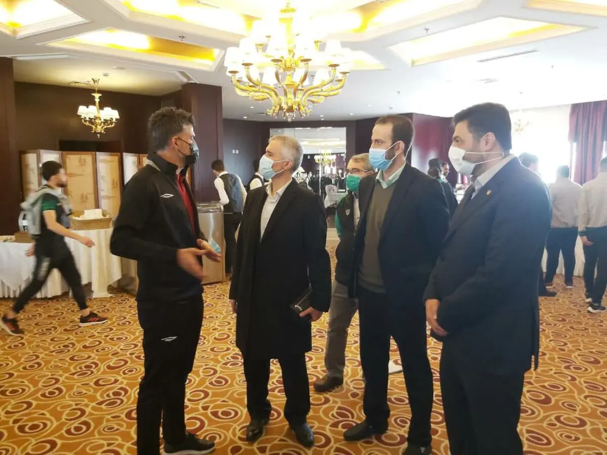 حضور مدیرعامل کارخانه ذوب آهن در اردوی شاگردان رضایی (تصاویر)