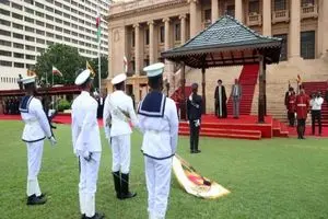استقبال رسمی رئیس جمهور سریلانکا از رئیسی