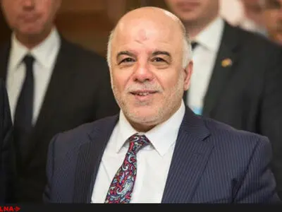 العبادی وارد  فرودگاه اربیل شد