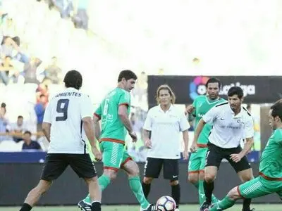 برتری پر گل ستارگان لالیگا مقابل ستارگان ایران