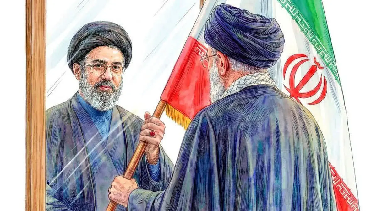 بیعت کارکنان مرکز کامپیوتری نور با حضرت آیت الله امام سید مجتبی خامنه‌ای 