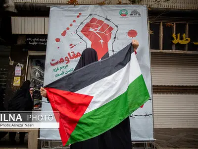 بدء مسیرات حاشدة فی ایران للتندید بمجازر الاحتلال ضد الفلسطینیین