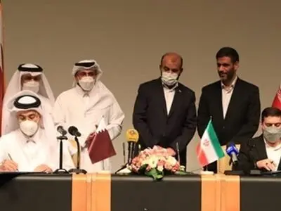 ایران وقطر توقعان 4 وثائق للتعاون فی مجال النقل الجوی والبحری