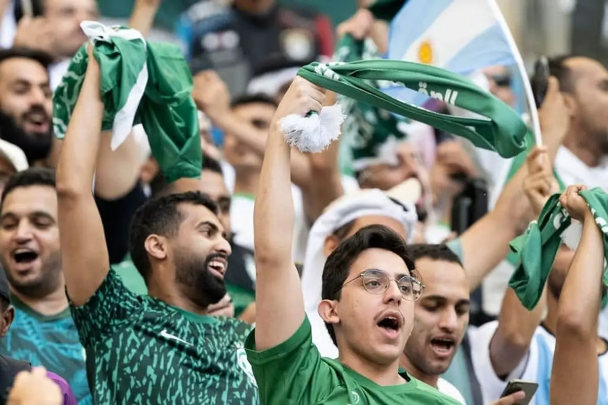 ویدیو: جشن بازیکنان عربستان پس از شکست تاریخی آرژانتین