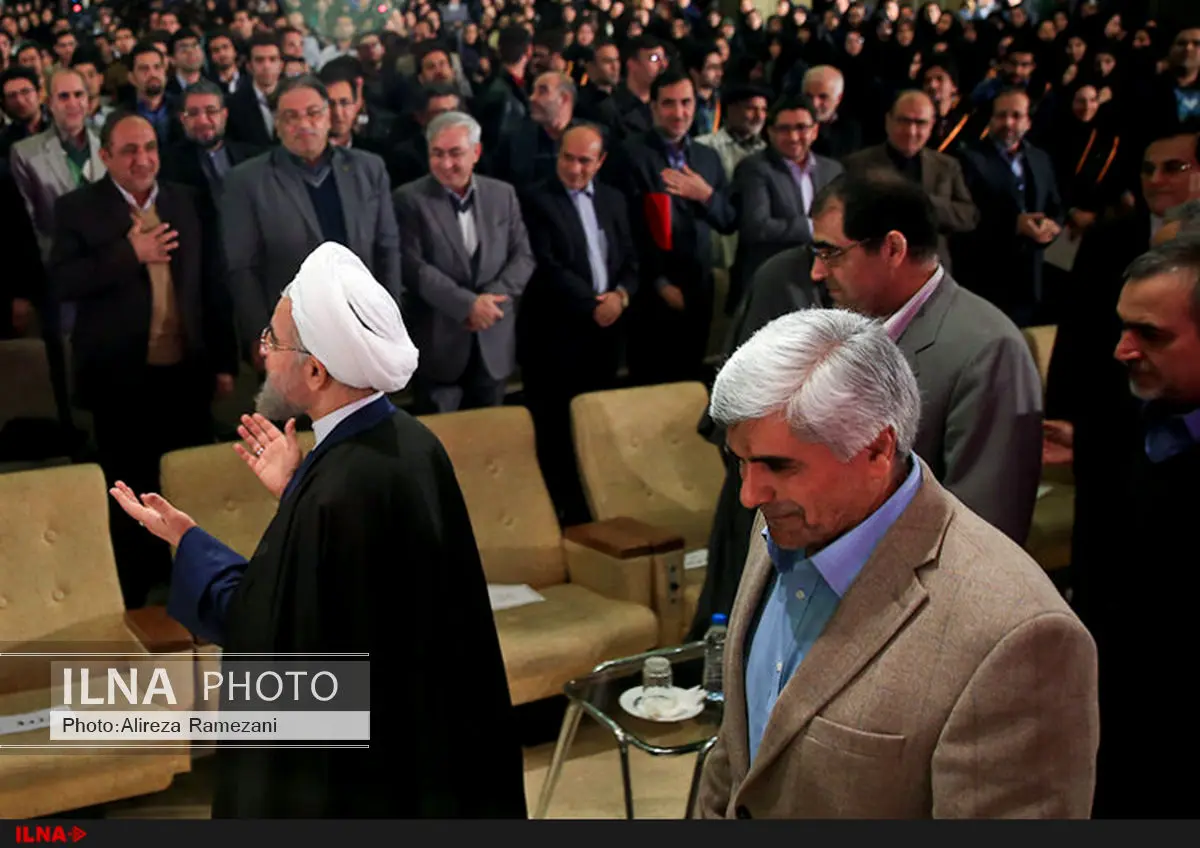 روحانی در دانشگاه صنعتی شریف حضور یافت