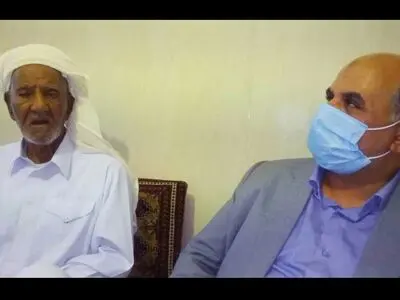 عیادت نماینده وزیر فرهنگ و ارشاد اسلامی از «شیرمحمد اسپندار»