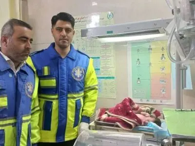 تولد نوزاد عجول کرجی داخل آمبولانس