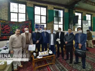 بازدید از کارگاه تولید پوشاک پزشکی «گان» جهادگران هیئت مکتب العباس(ع)