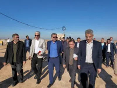 بازدید معاون استاندار خوزستان از روند اجرایی طرح‌های عمرانی شهرستان امیدیه