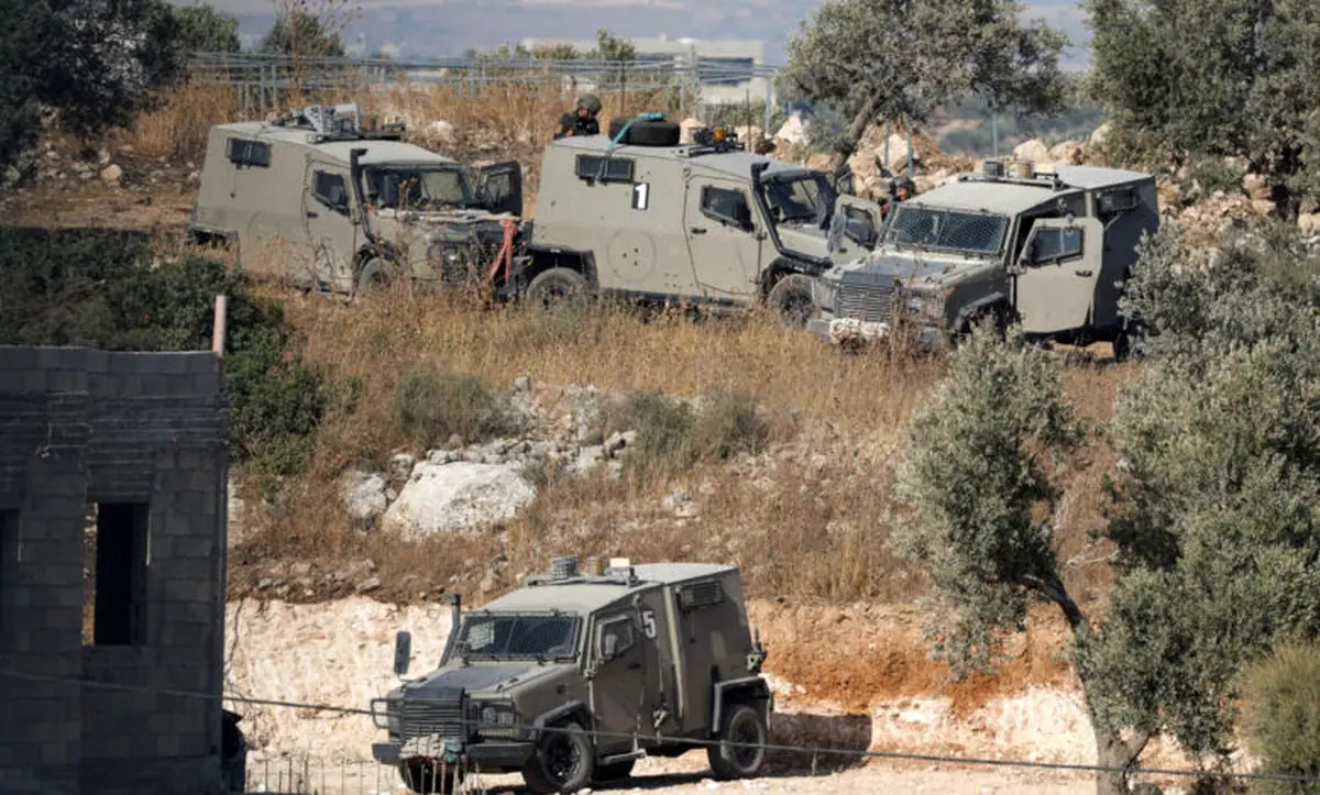 انهدام یک خودروی ارتش رژیم صهیونیستی در کرانه باختری