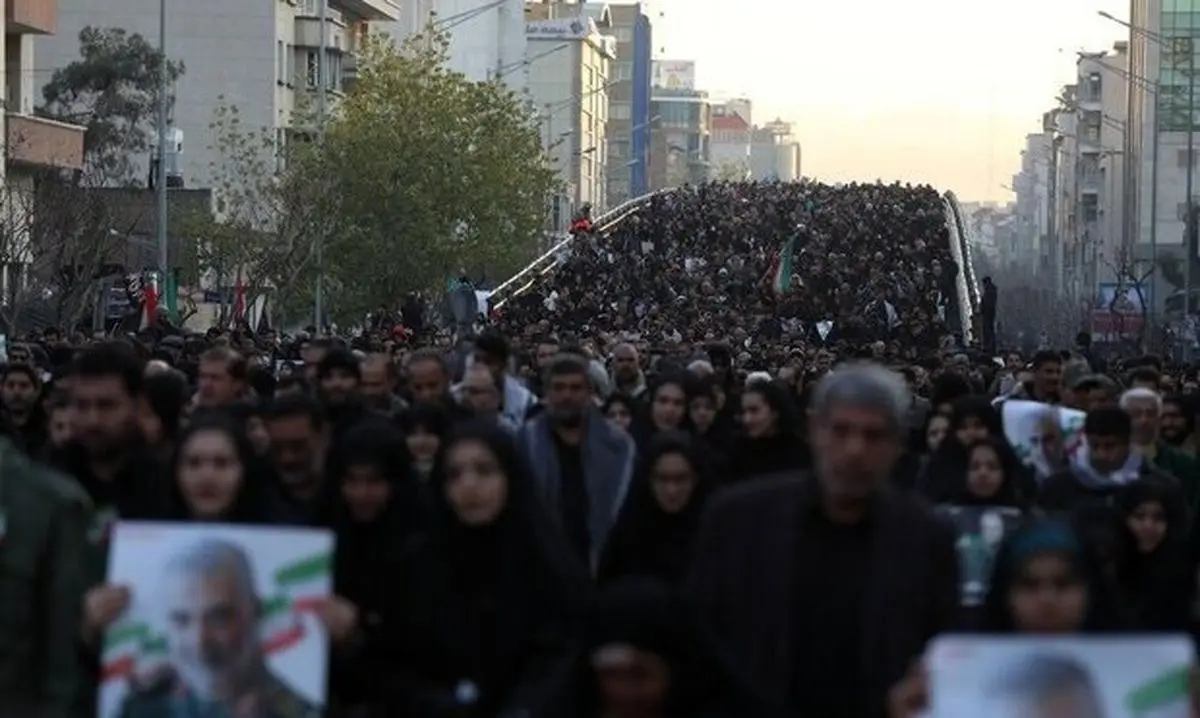 گزارش «المنار» از حضور میلیونی مردم ایران در مراسم تشییع شهدای حمله آمریکا