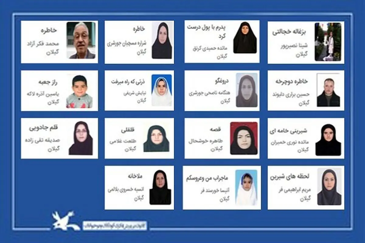 راه یابی 15 قصه ۹۰ ثانیه‌ای گیلانی‌ها به مرحله رأی‌دهی مردمی 
