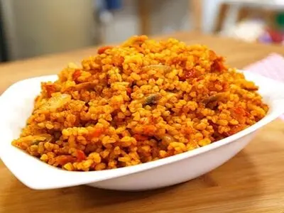 طرز تهیه بلغور پلو ترکیه